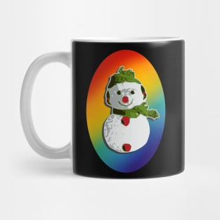 Pride Rainbow Snowman Holiday Winter Outdoor Fun Mug